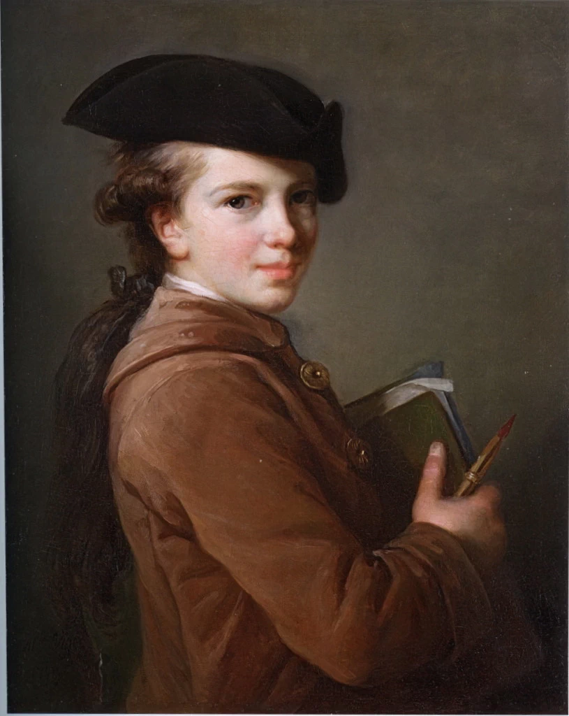 Ritratto di Louise Jean Baptiste Étienne Vigée - 1773-St Louis Art Museum. St Louis